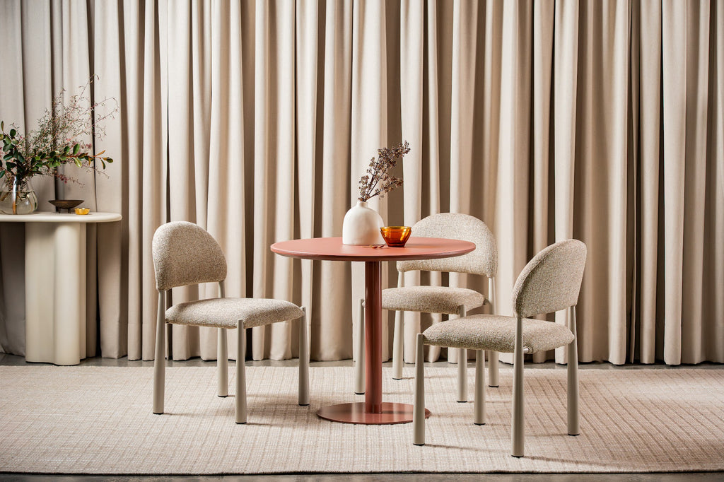 Positano Dining Table Matte Dusty Rose - image 5