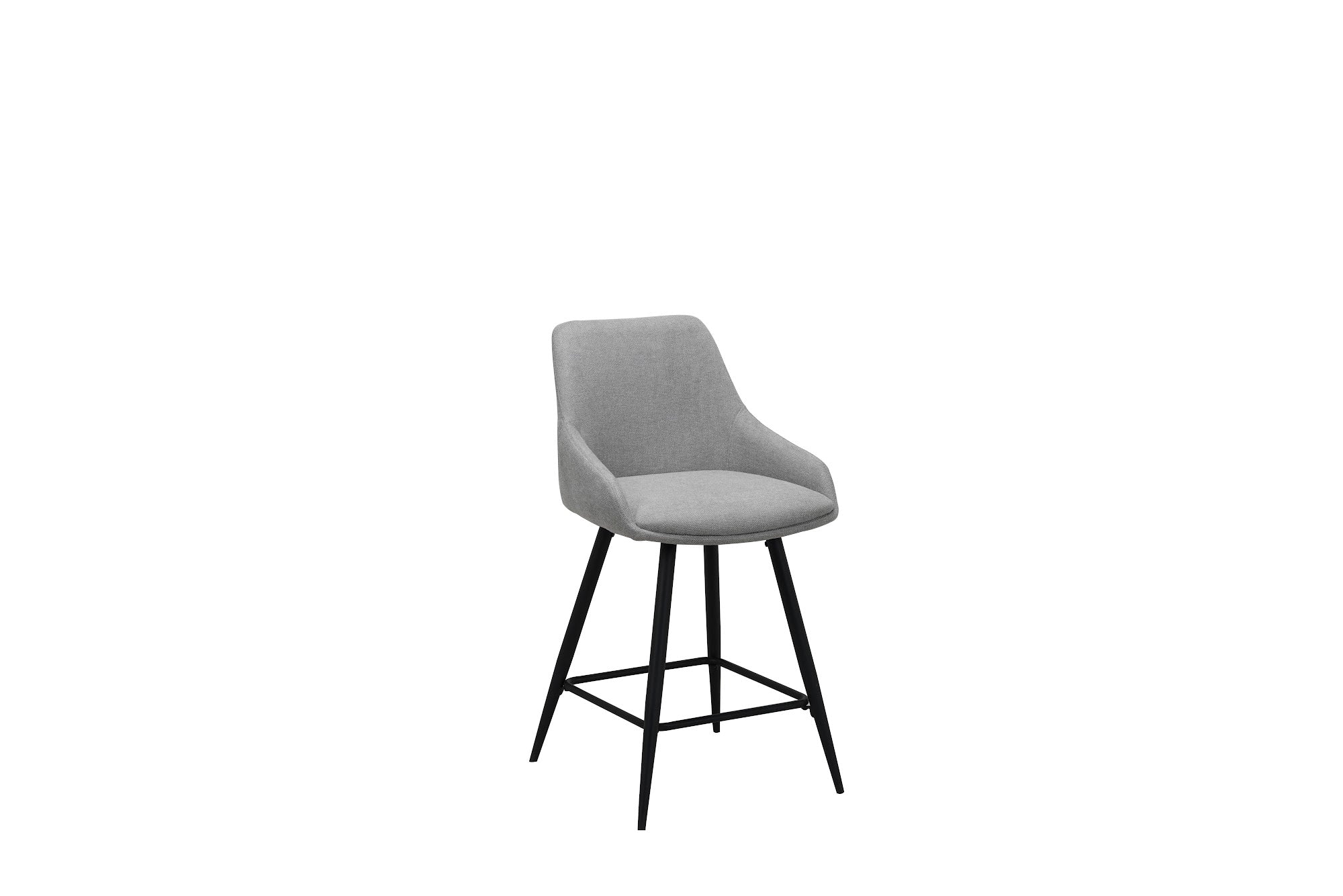 Ashton Bar Stool Silver Grey (Set of 2)