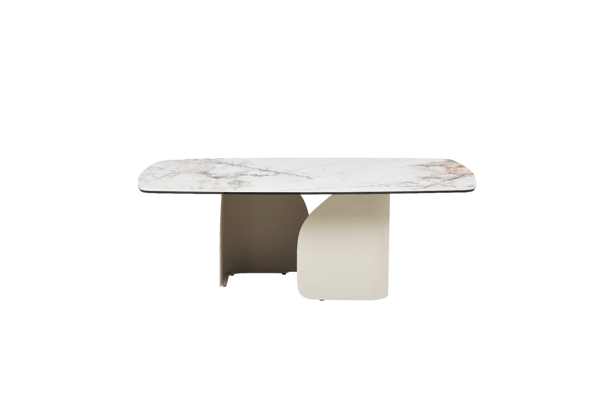 Messina Coffee Table Milan White Marble - image 2
