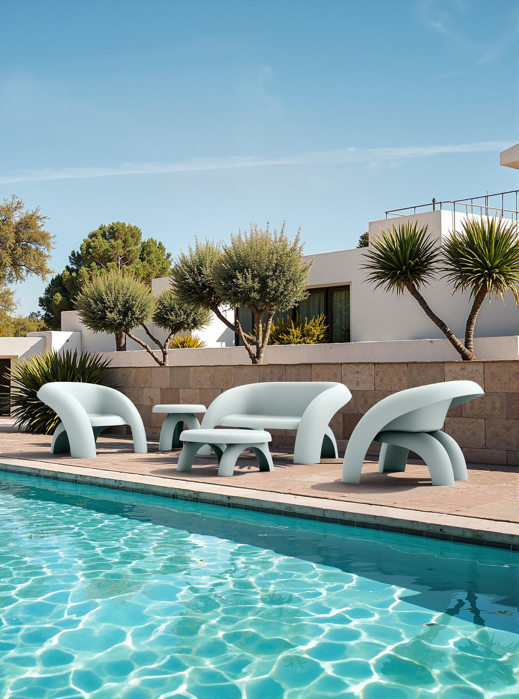 Bondi Outdoor Coffee Table Celadon Green - image 2