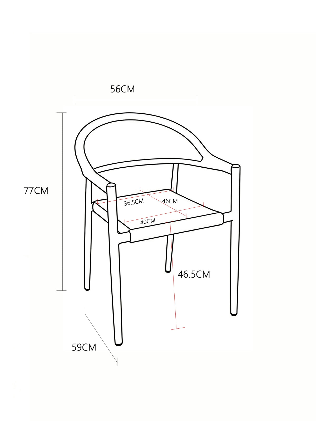 Tobago Dining Chair Champagne (Set of 2) - image 9