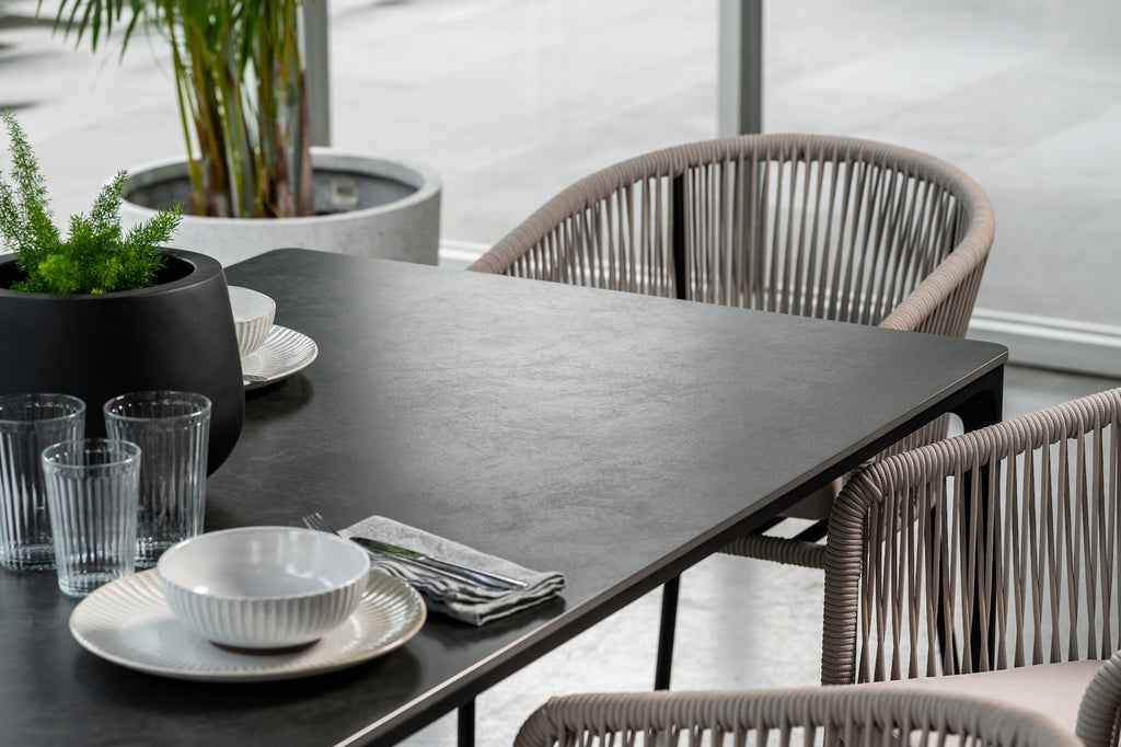 Magnate Dining Table Grey Stone Ceramic - image 32