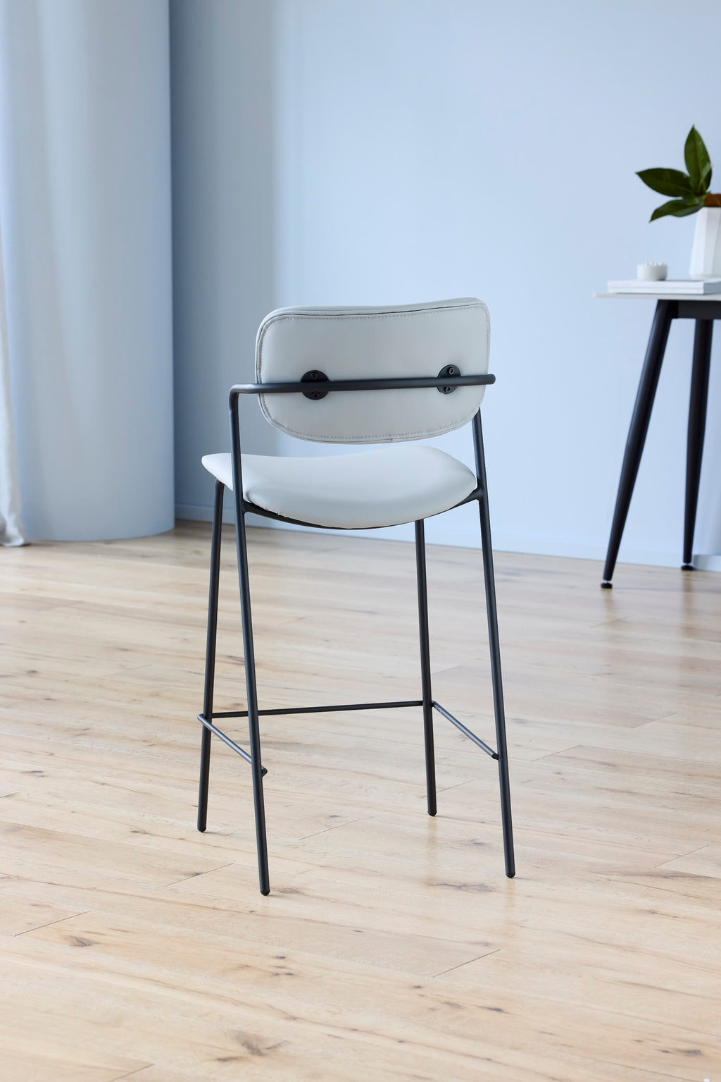 Lucia Bar Stool Ice Grey (Set of 2) - image 8