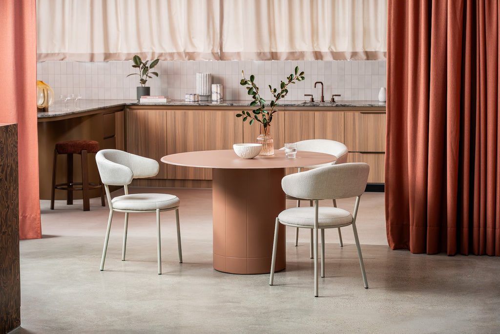 Rimini Dining Table Matte Chestnut - image 14