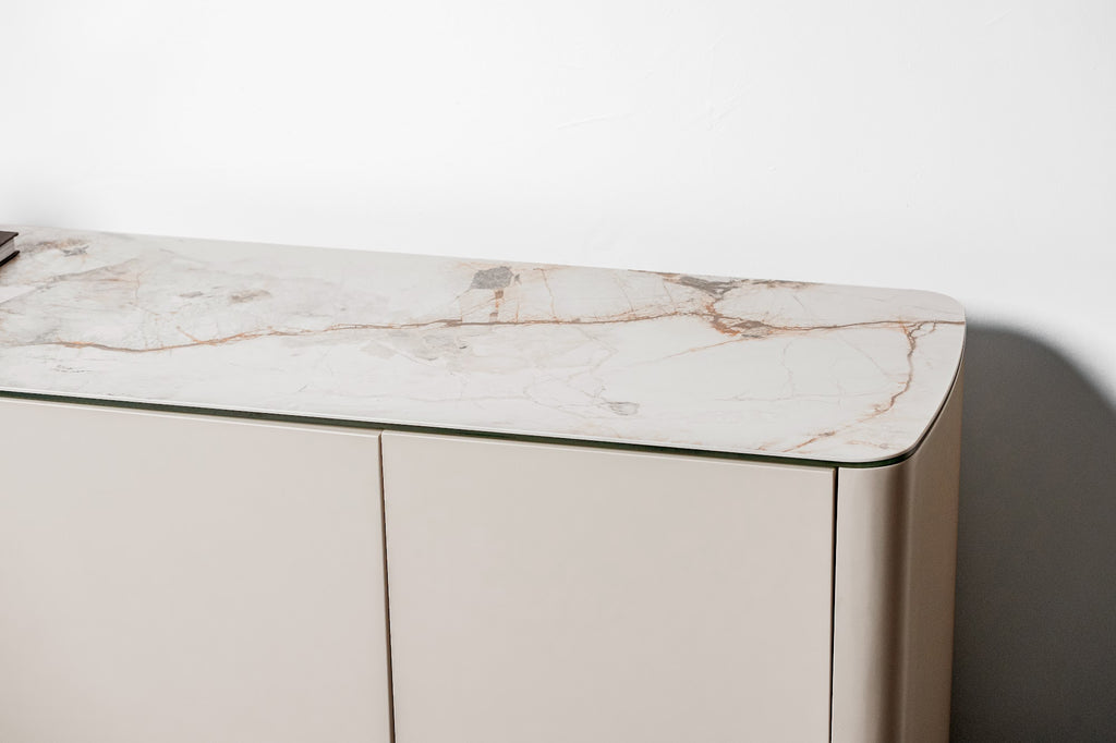 Messina Sideboard Milan White Marble - image 6