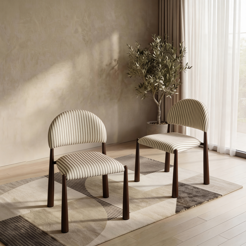 Egypt Dining Chair Beige / Walnut - image 15
