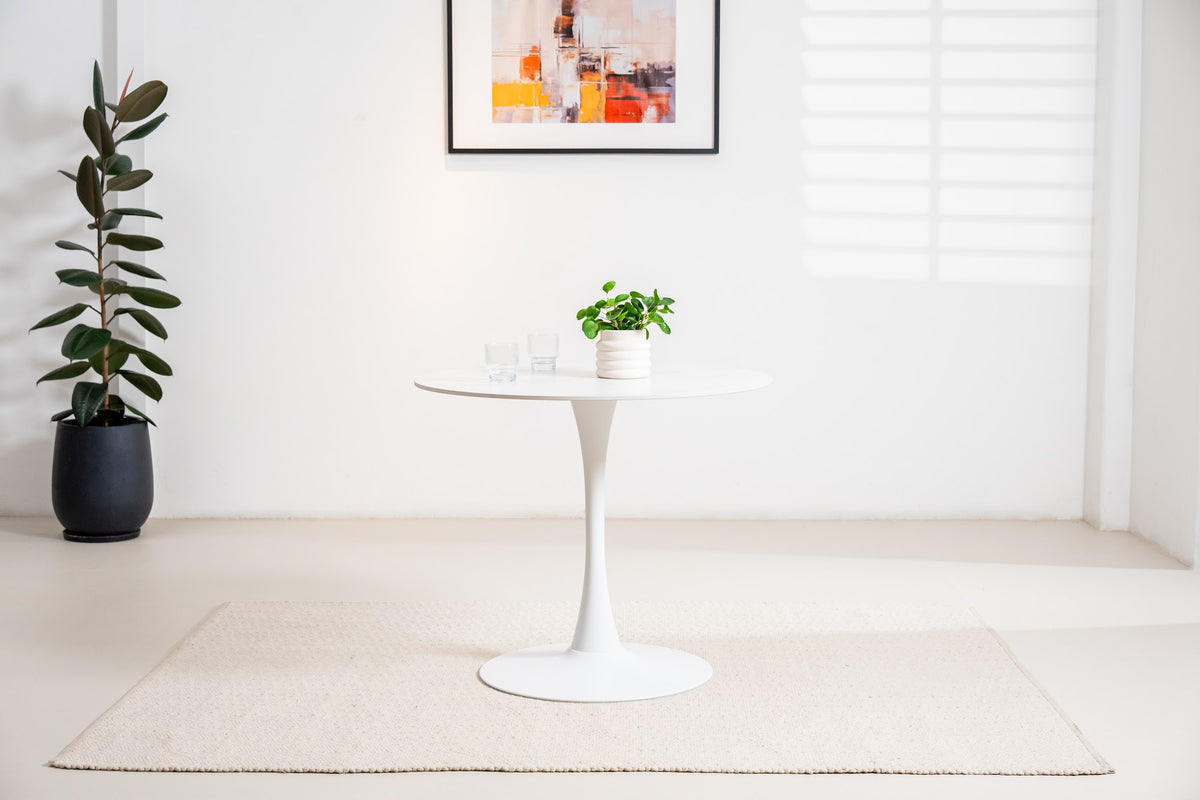 Scandi Medium Dining Table Snow White