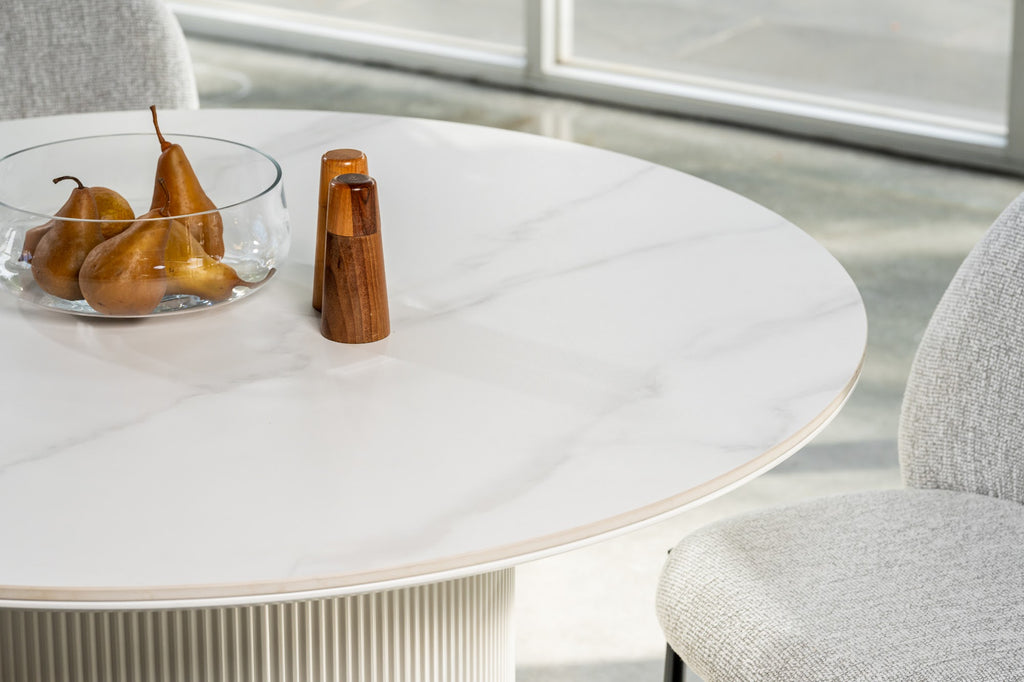 Windsor Dining Table Snow White Ceramic - image 35
