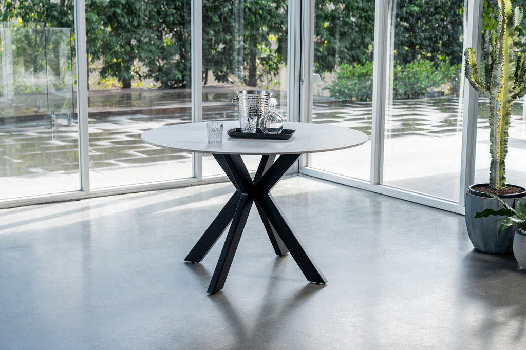 Venice Round Dining Table Snow White - image 2