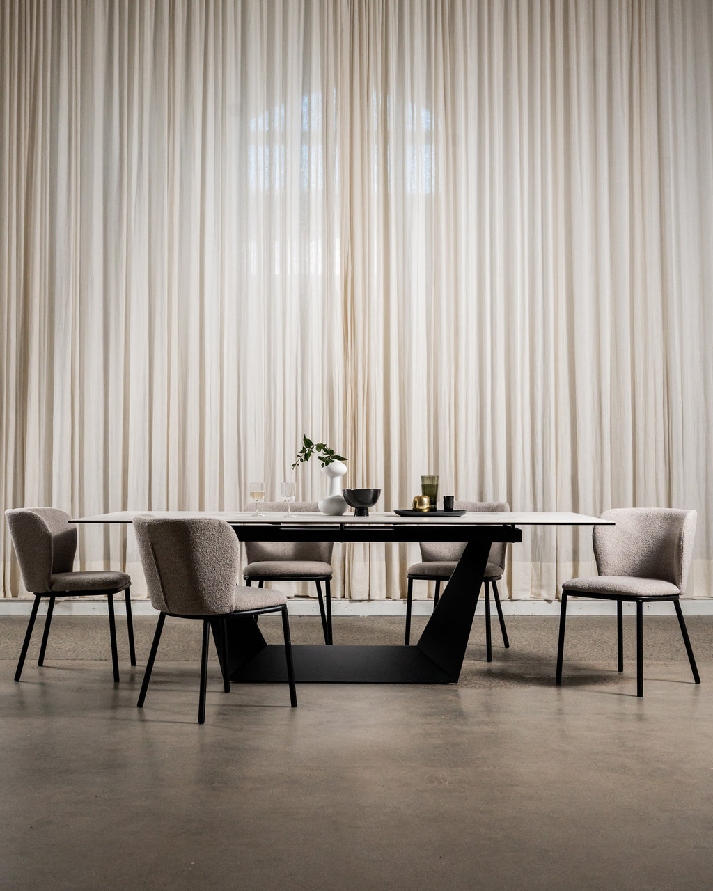 Symphony Fixed Dining Table Marmo Ceramic - image 15