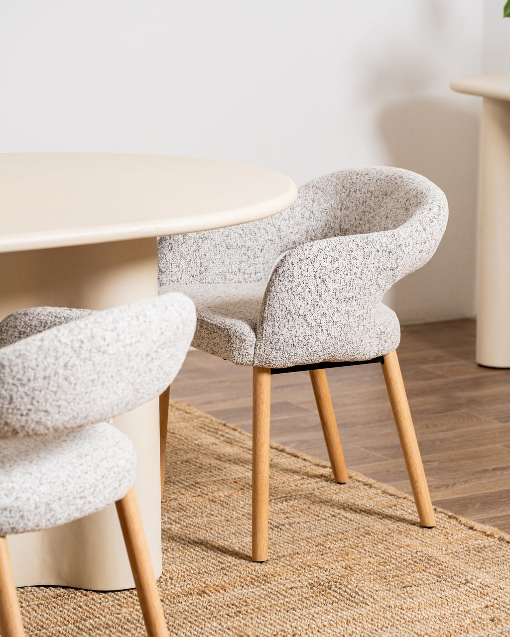 Coastal Dining Table Pebble - image 10