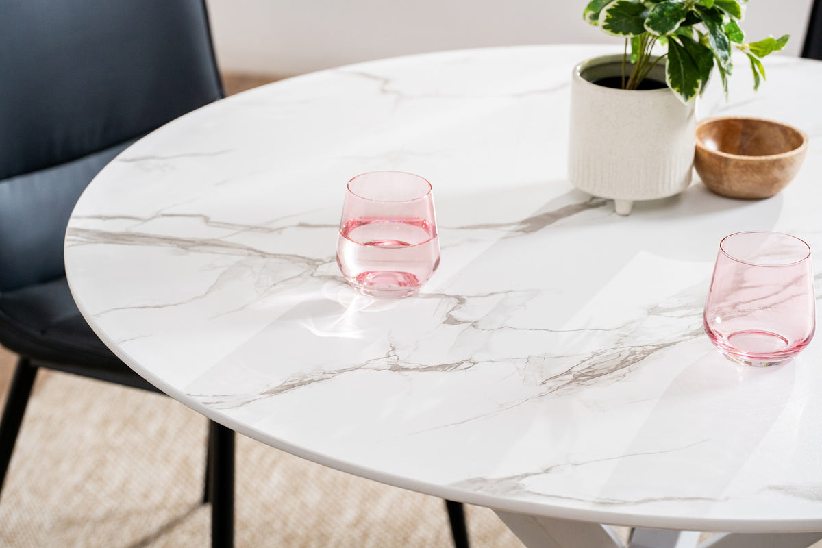Villa Dining Table White Marble - image 22