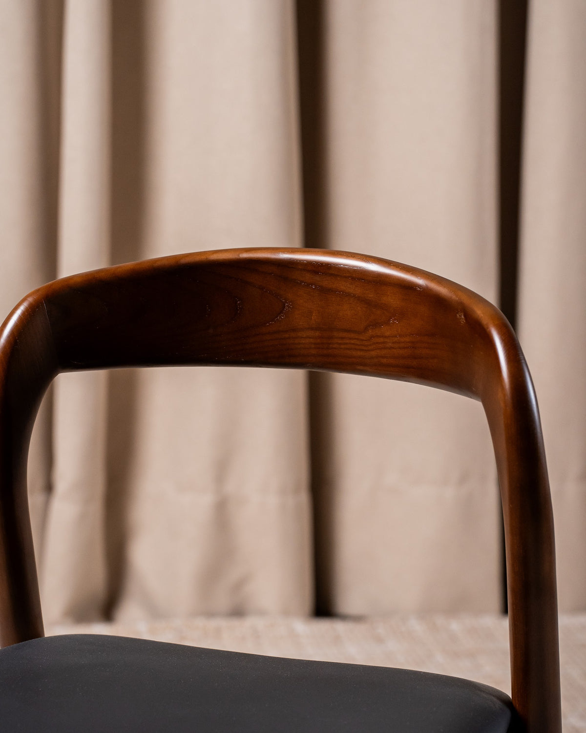 Inari Dining Chair Walnut / Black PU (Set of 2) - image 13