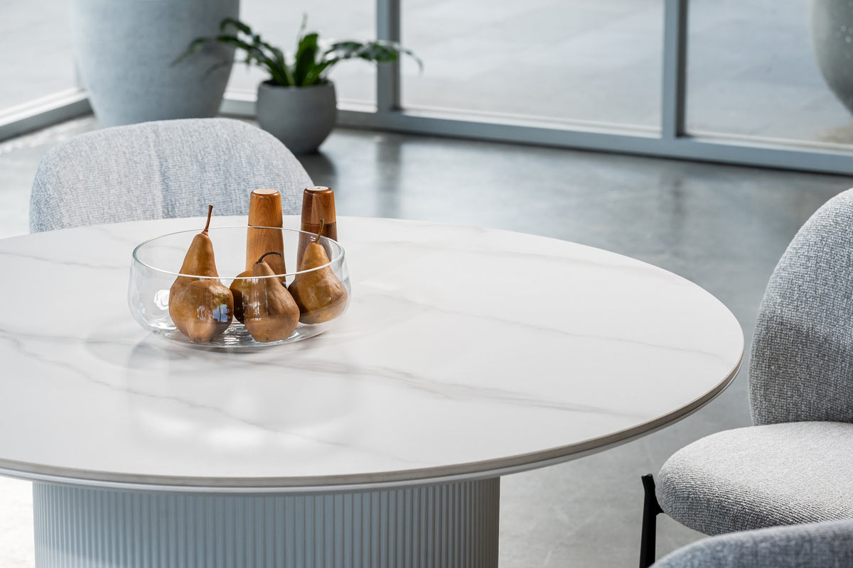Windsor Dining Table Snow White Ceramic - image 34