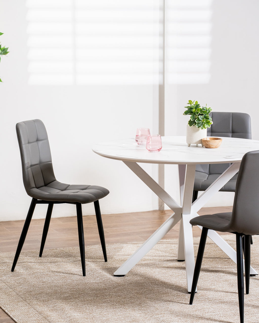 Villa Dining Table White Marble - image 14