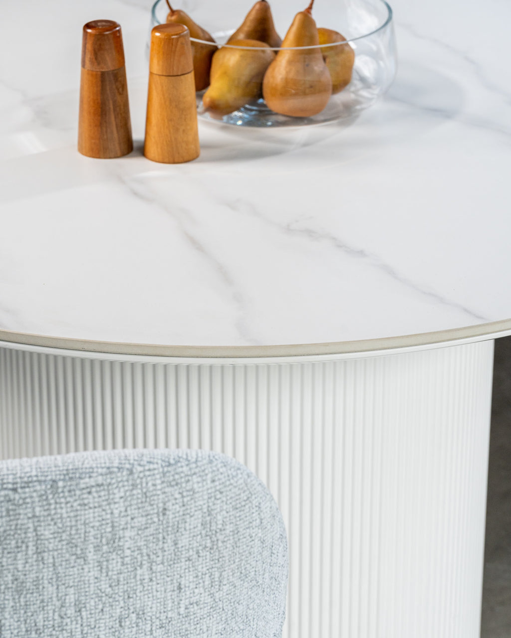 Windsor Dining Table Snow White Ceramic - image 41