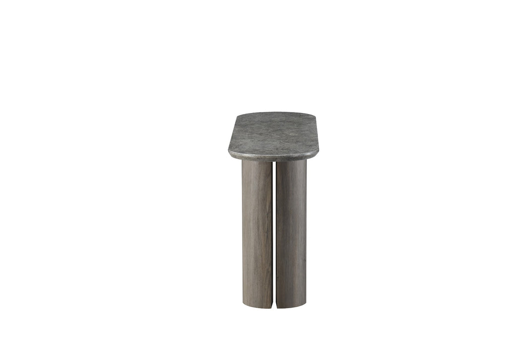 Corfu Console Table Grey Marble - image 3