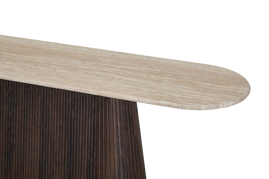 Crete Console Table Travertine - image 13