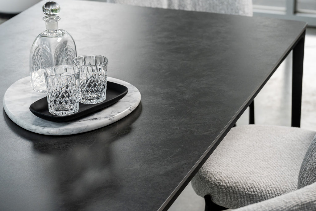 Magnate Dining Table Grey Stone Ceramic - image 13