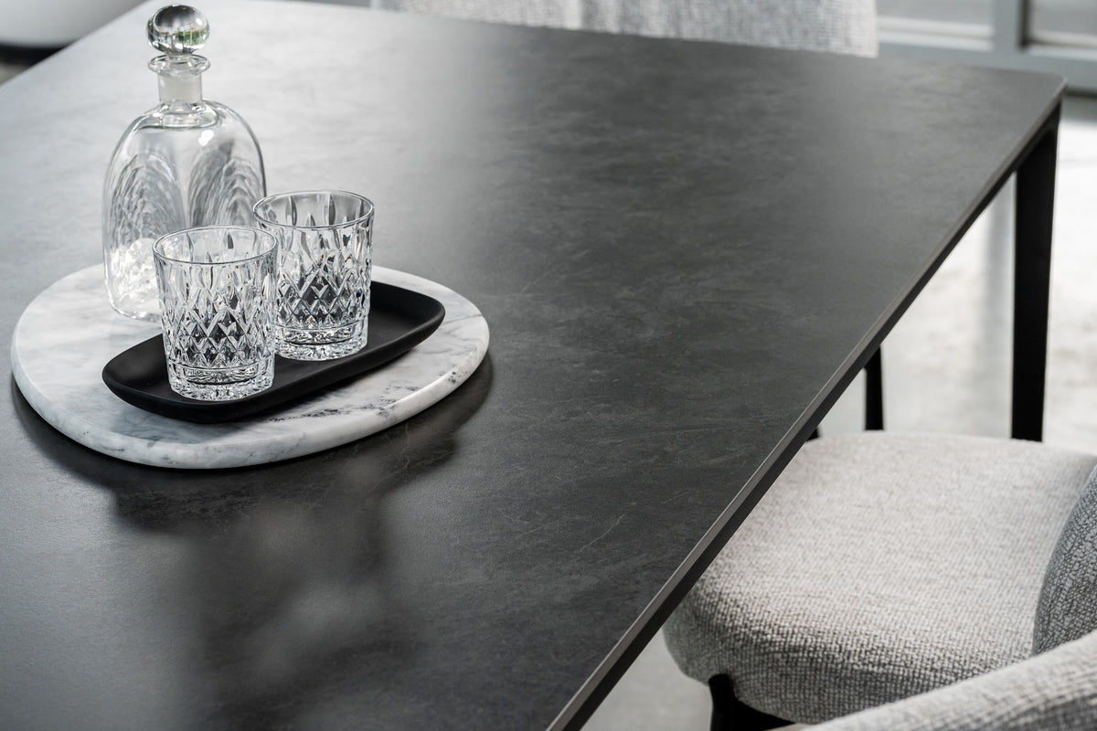 Magnate Dining Table Grey Stone Ceramic - image 13
