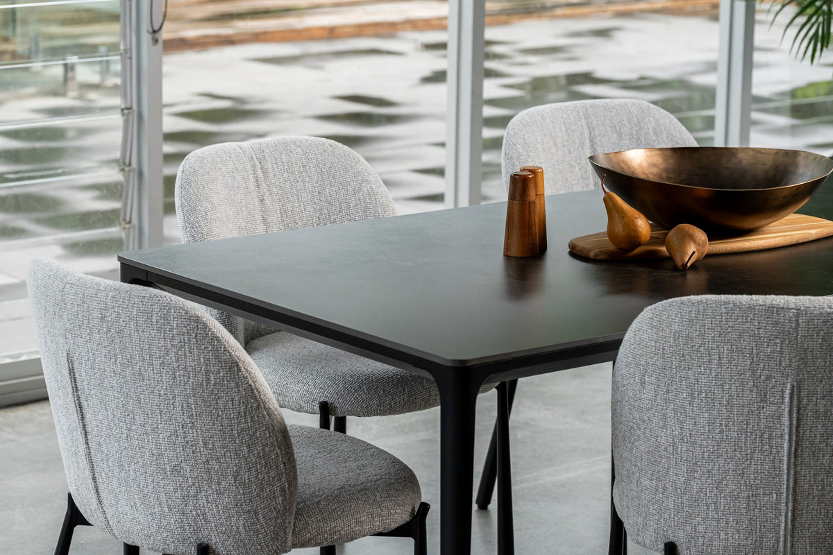 Magnate Dining Table Grey Stone Ceramic - image 24