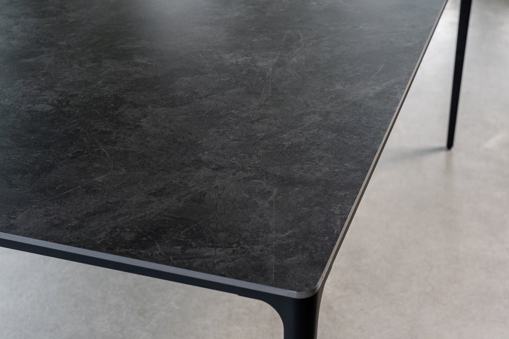 Magnate Dining Table Grey Stone Ceramic - image 5