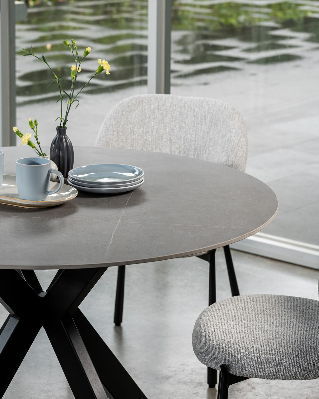 Venice Round Dining Table Bulgarian Grey - image 37