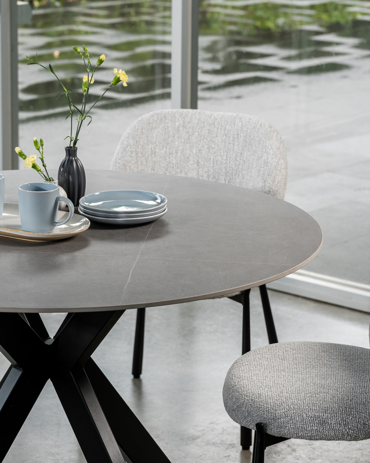 Venice Round Dining Table Bulgarian Grey - image 37