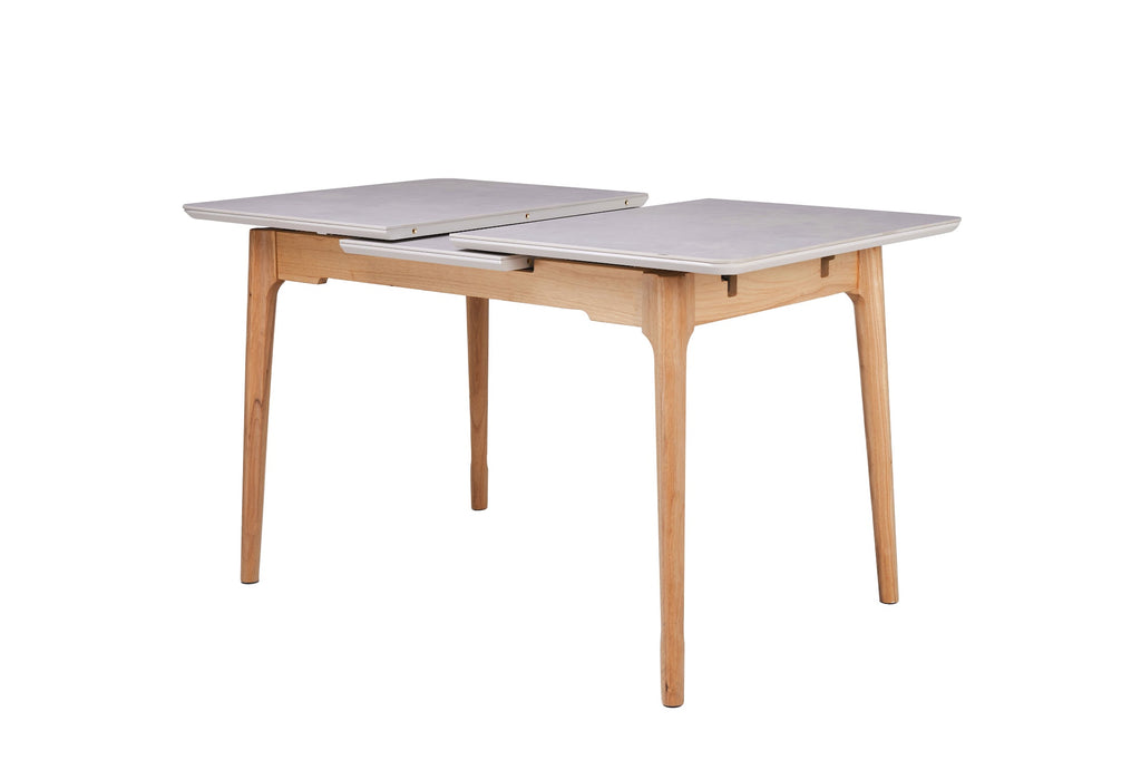 Norway Extension Dining Table Light Grey Ceramic - image 6