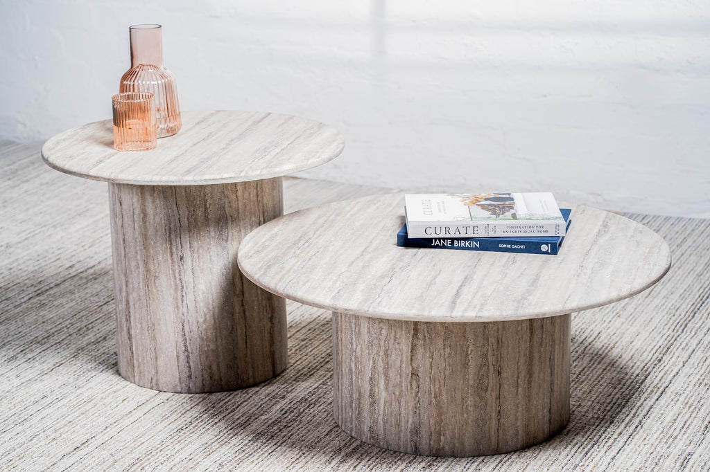 Seoul Side Table Grey Marble - image 4