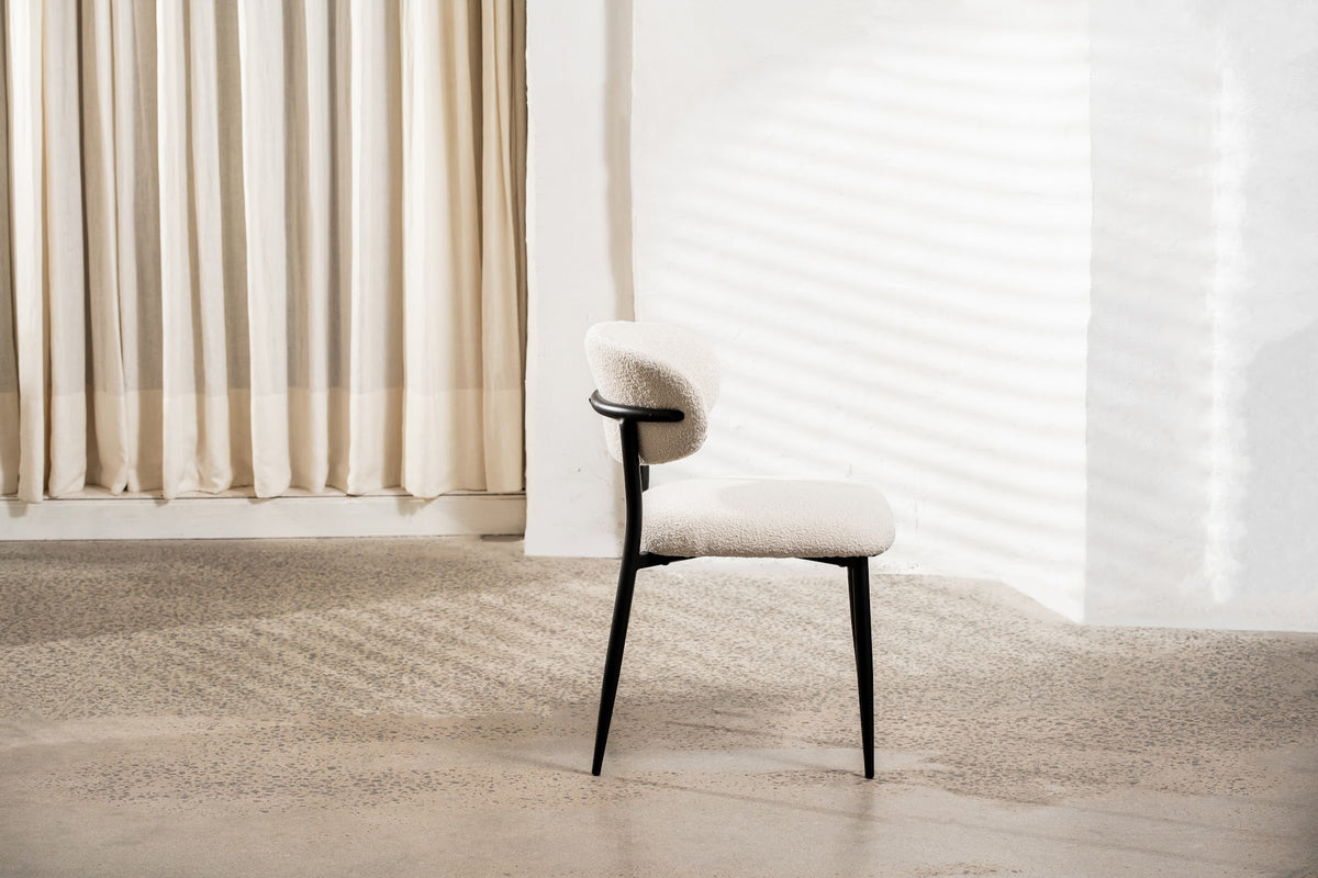 Milan Dining Chair Off White (Set of 2) - image 8