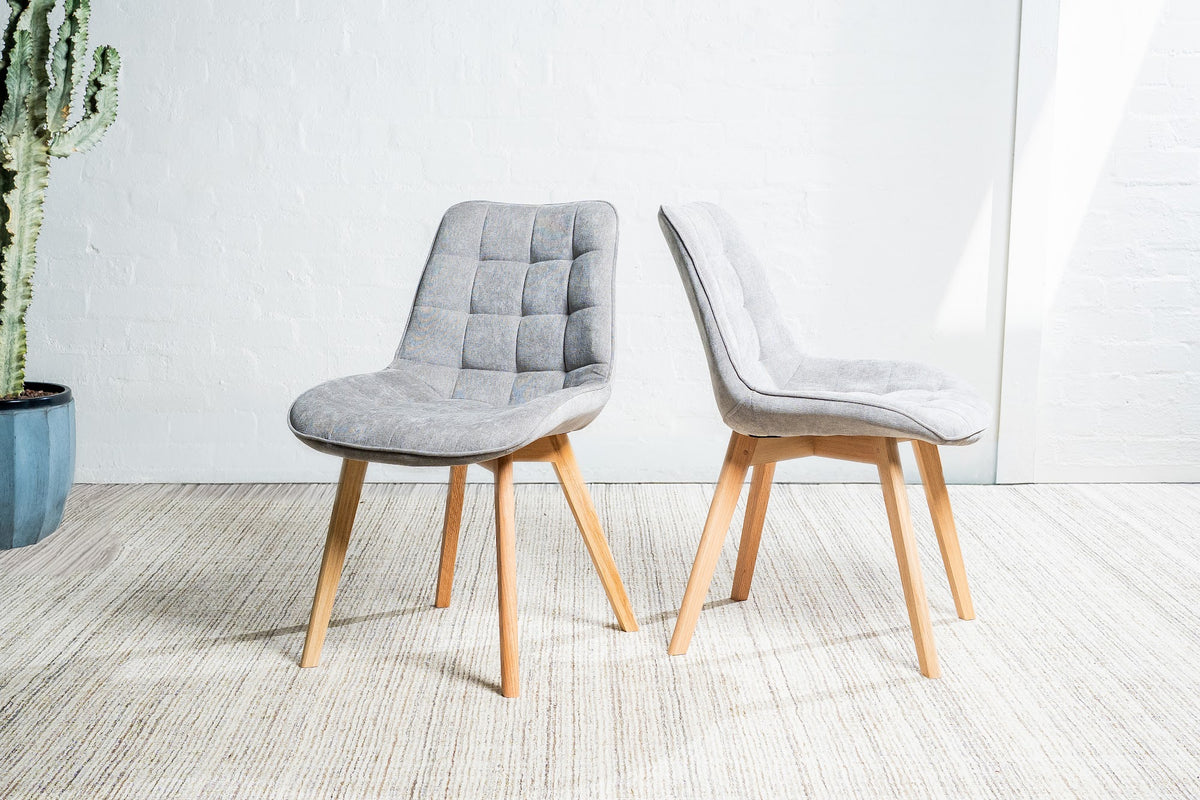 Forest Dining Chair Light Grey/ Natural (Set of 2) - image 10