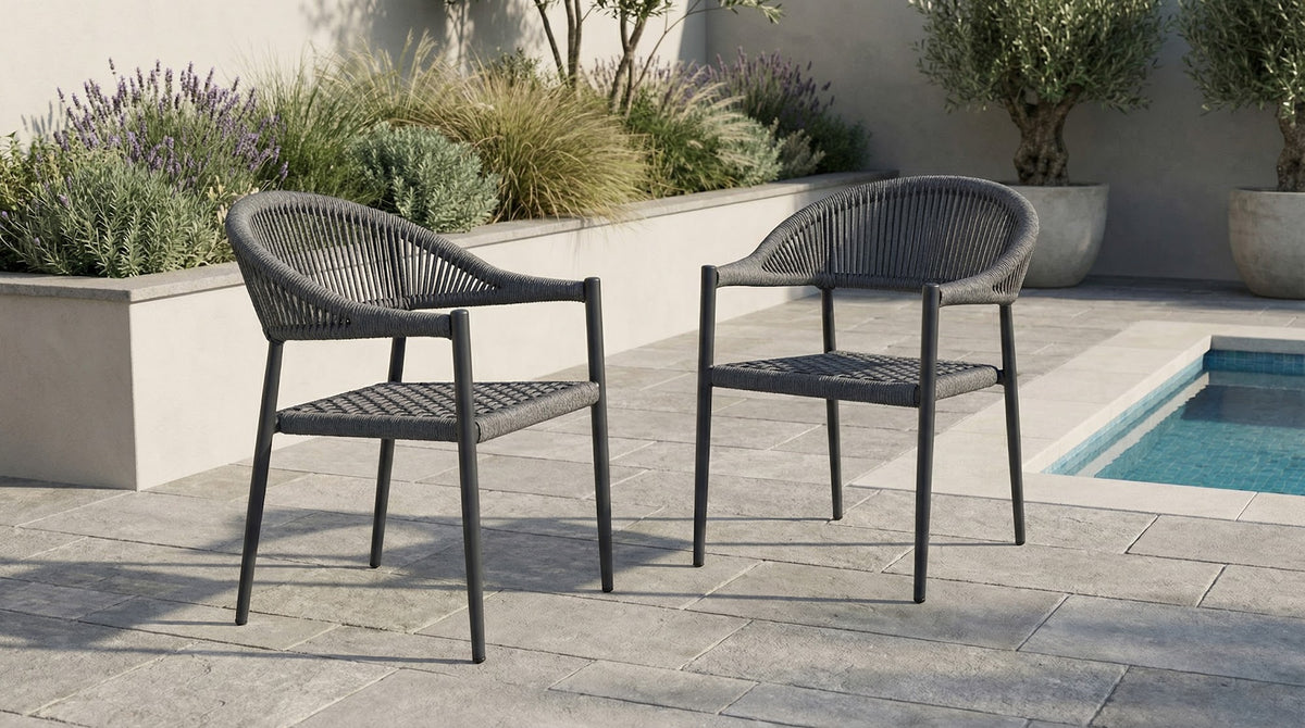 Tobago Dining Chair Charcoal (Set of 2) - image 10