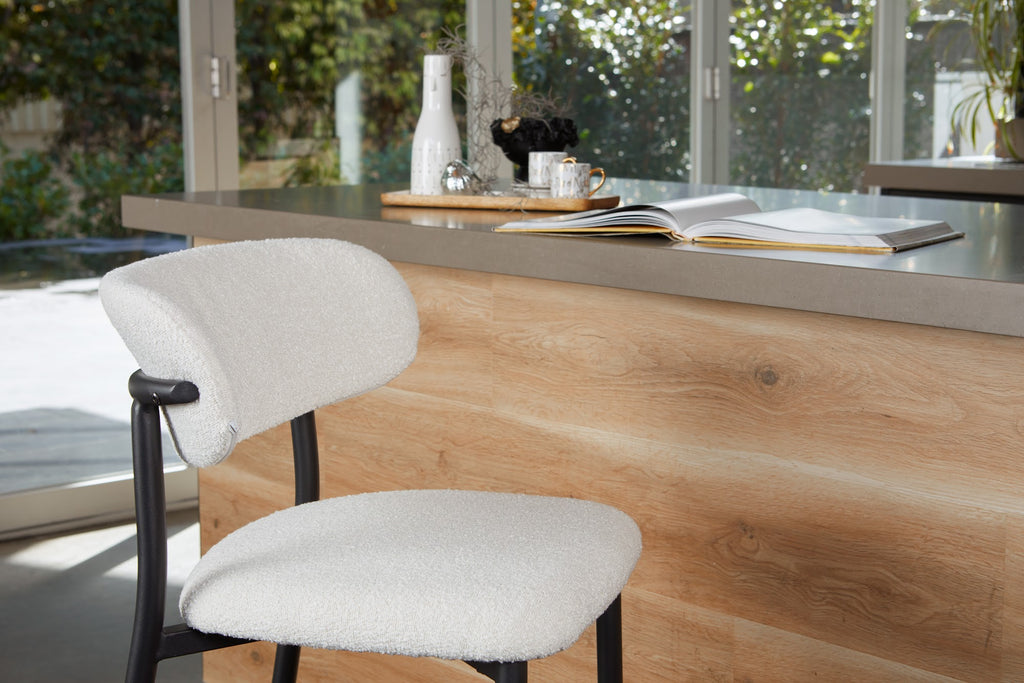 Naples Bar Stool Off White (Set of 2) - image 5
