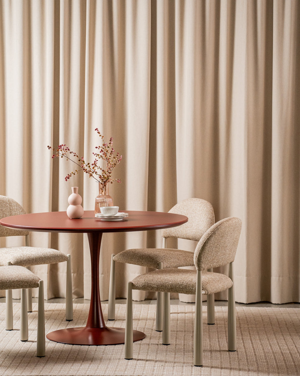 Elan Dining Table Matte Plum - image 5