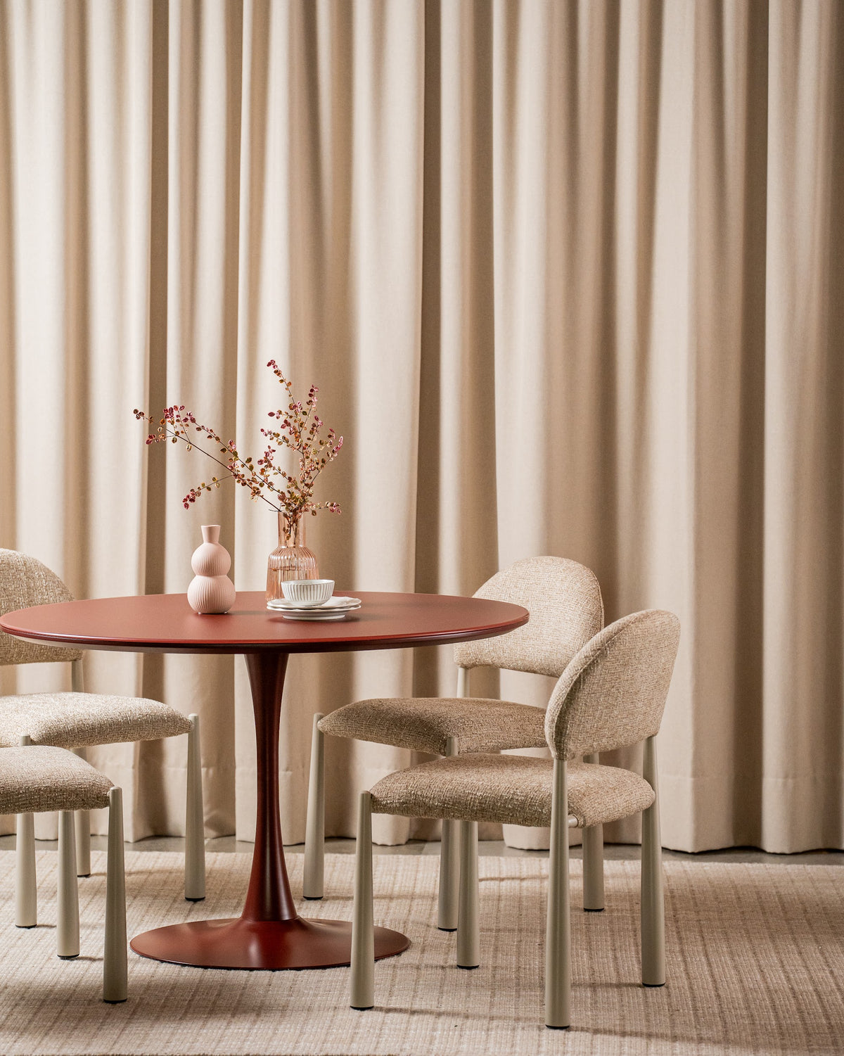Elan Dining Table Matte Plum - image 5