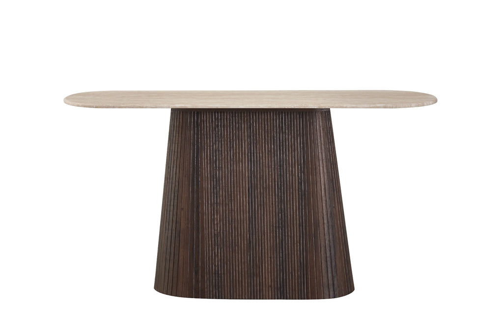 Crete Console Table Travertine - image 12