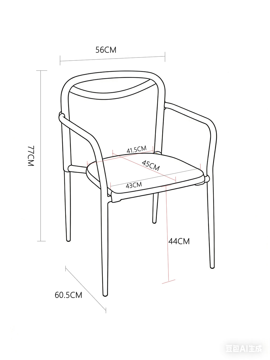 Havana Dining Chair Lime (Set of 2) - image 7