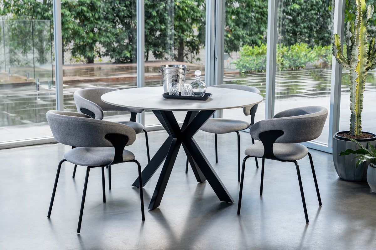 Venice Round Dining Table Snow White - image 9