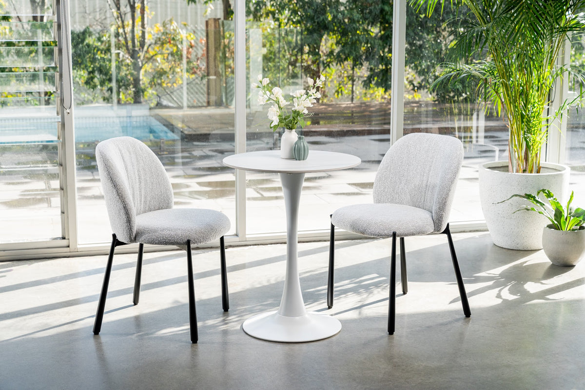Scandi Small Dining Table Snow White - image 20