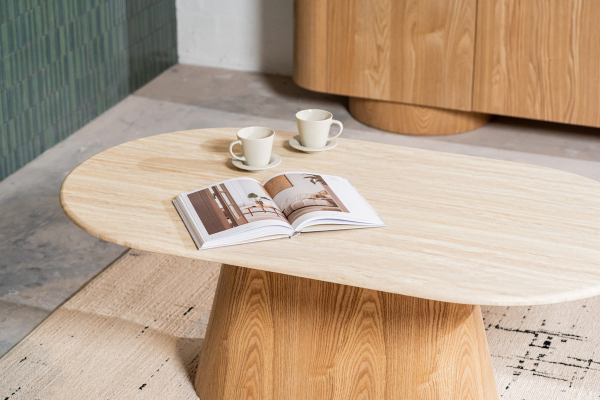 Waverley Coffee Table White Travertine - image 10