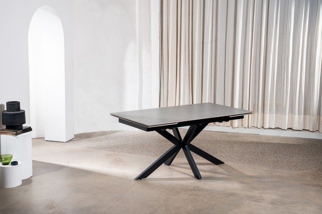 Newcastle Extension Dining Table Bulgarian Grey Ceramic - image 5