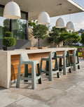 Bondi Outdoor Bar Stool Celadon Green - image 1