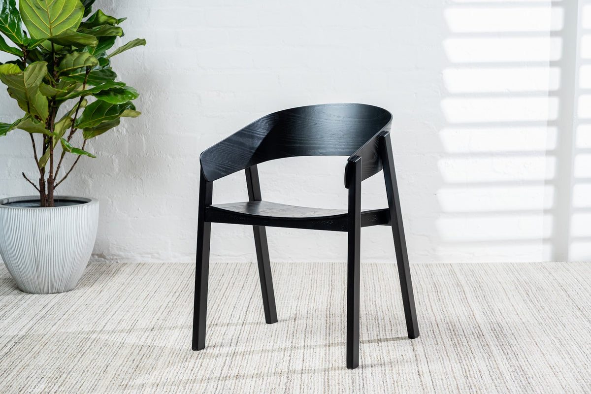 Hendriks Dining Chair Black (Set of 2) - image 6