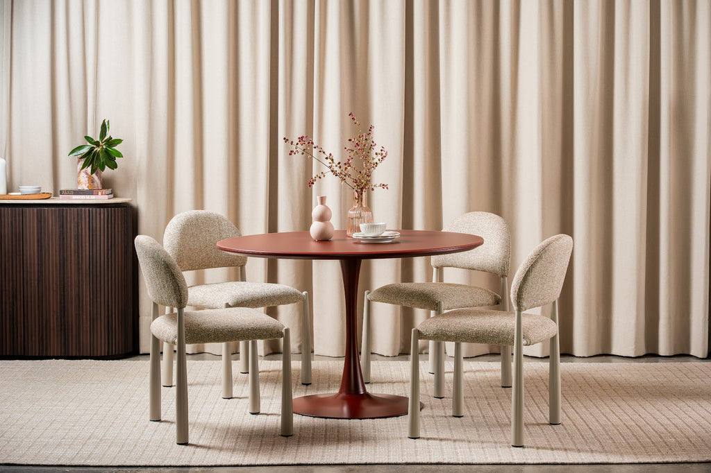 Elan Dining Table Matte Plum - image 2