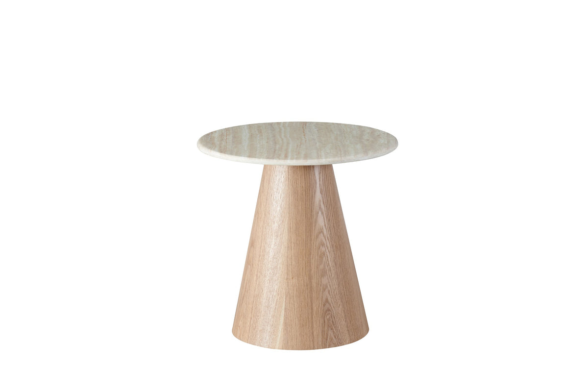 Waverley Side Table White Travertine - image 8