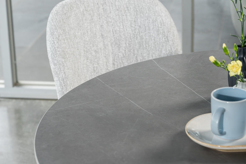 Venice Round Dining Table Bulgarian Grey - image 38
