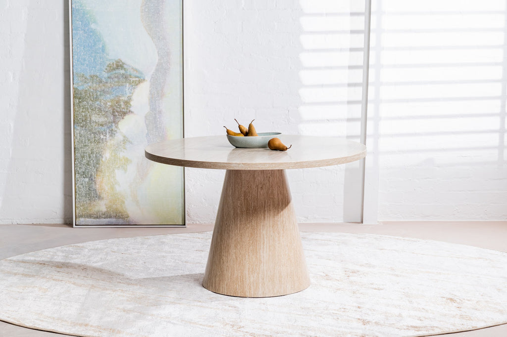 Tessa Round Dining Table French Fawn - image 4