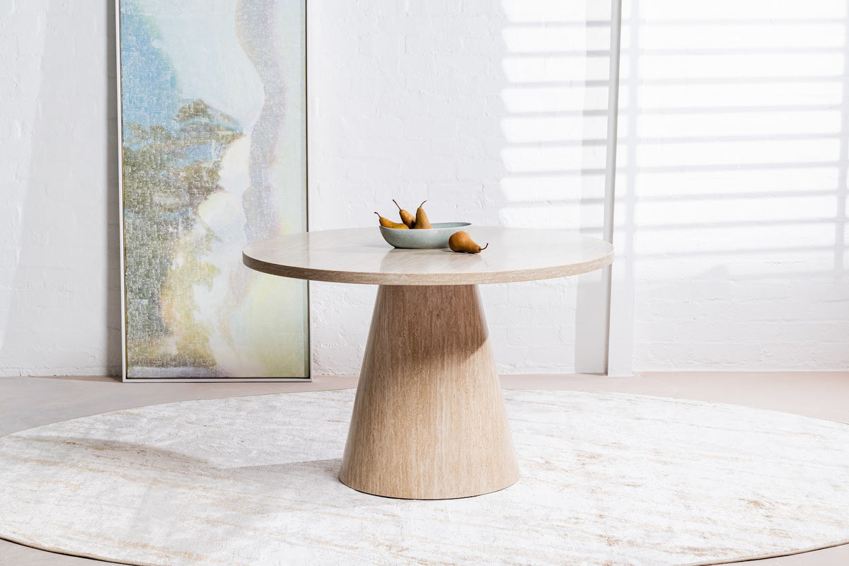 Tessa Round Dining Table French Fawn - image 4