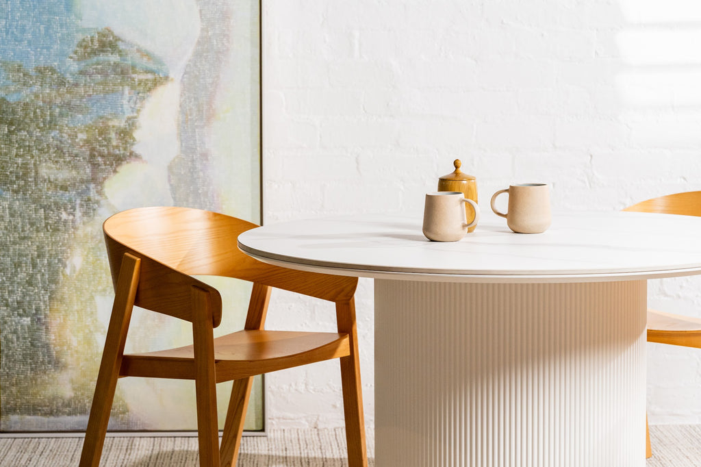 Windsor Dining Table Snow White Ceramic - image 55
